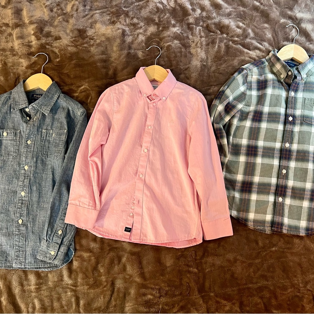 BOYS CLOTHING PANTS AND SHIRTS BUNDLE - Picture 2 of 5